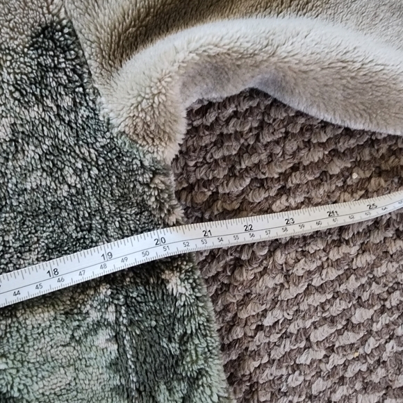 Milton Funwear Vintage Green Forest Fleece Oversized Jacket Womens Size S - Picture 5 of 9